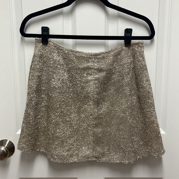 Theyskens’ Theory Stavros Textured Metallic Skirt - Picture 2 of 7